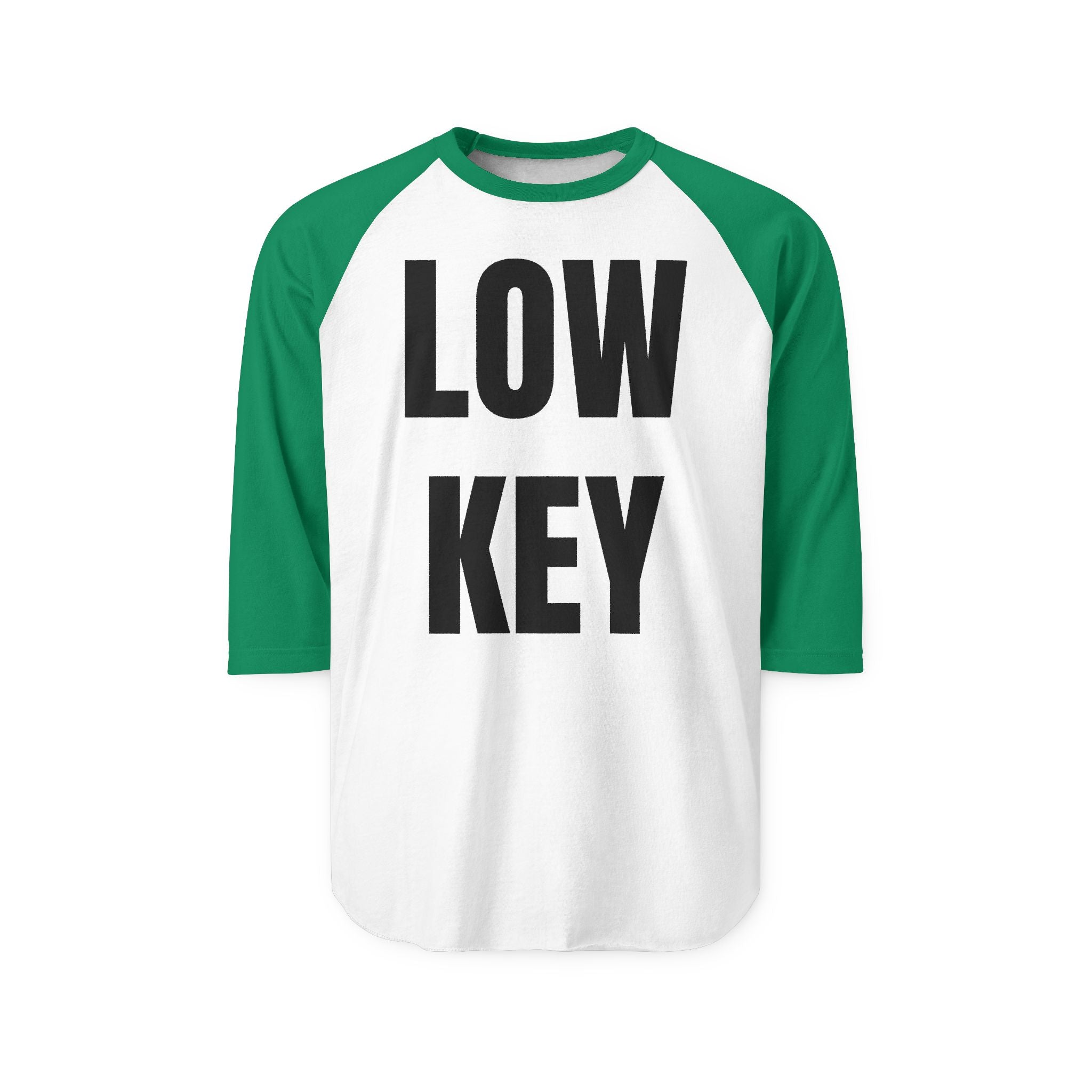 LOW KEY Trendy Unisex Baseball Tee