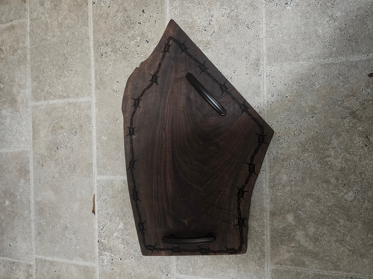 🤠 A Little Rustic, A Little Rebellious… Handmade from 100% Black Walnut! 🖤