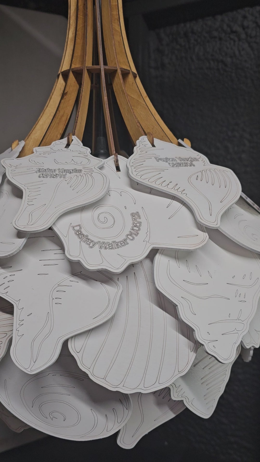 Custom Wood Pendant Light