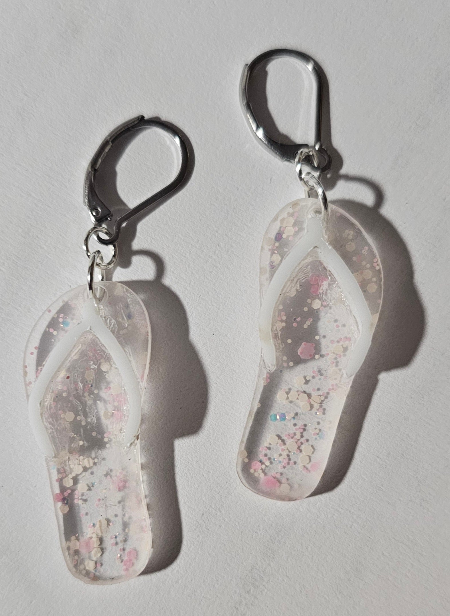 Pink Glitter Earrings – The Beach Babe’s Must-Have Sparkle