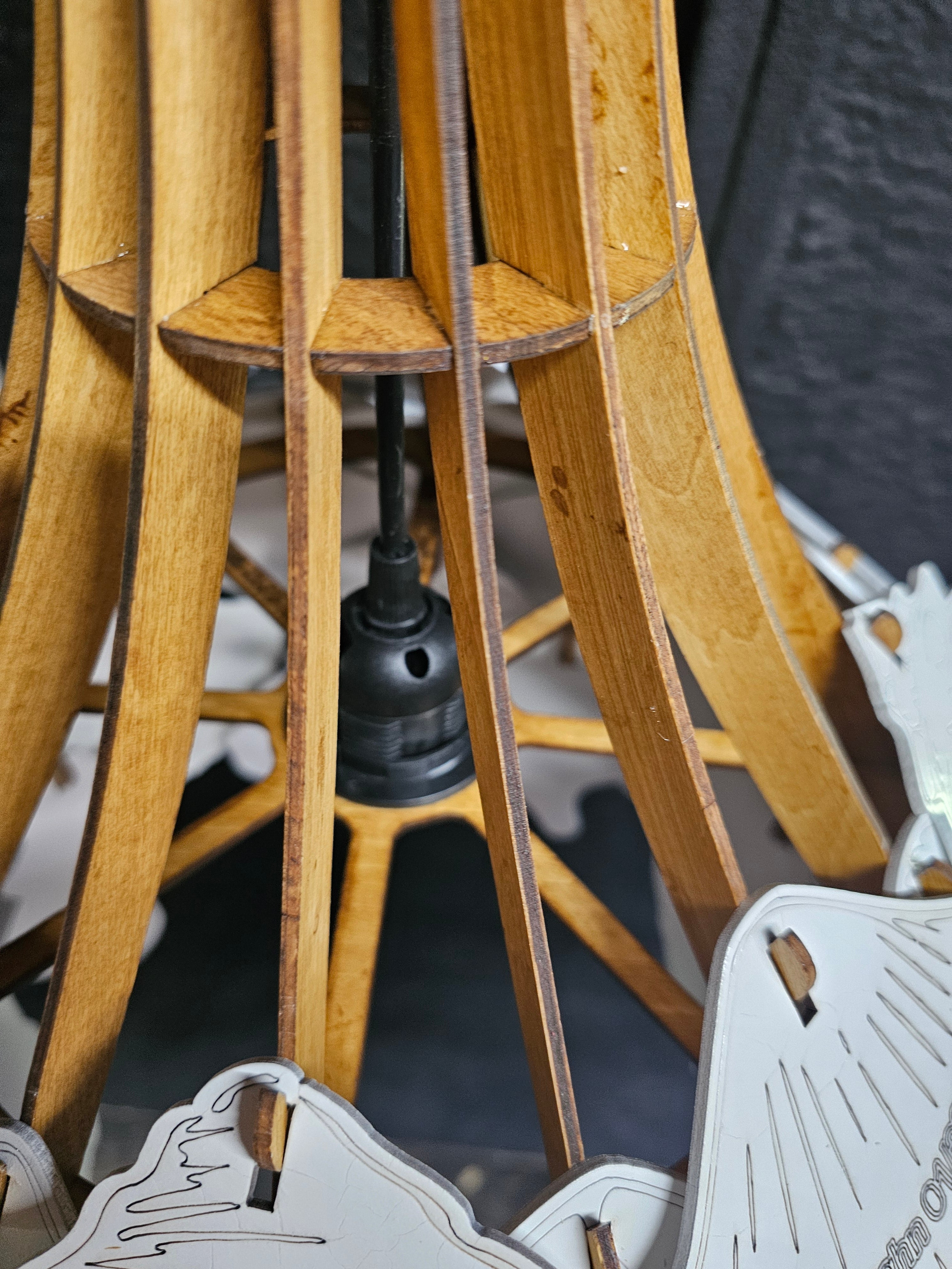 Custom Wood Pendant Light