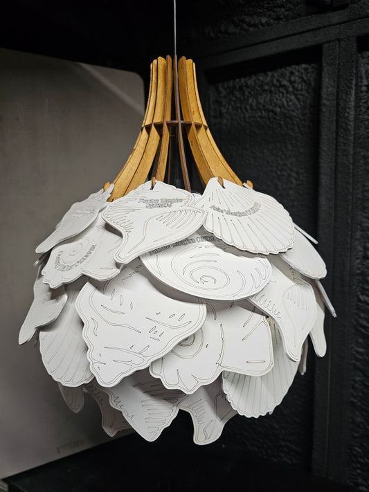 Custom Wood Pendant Light