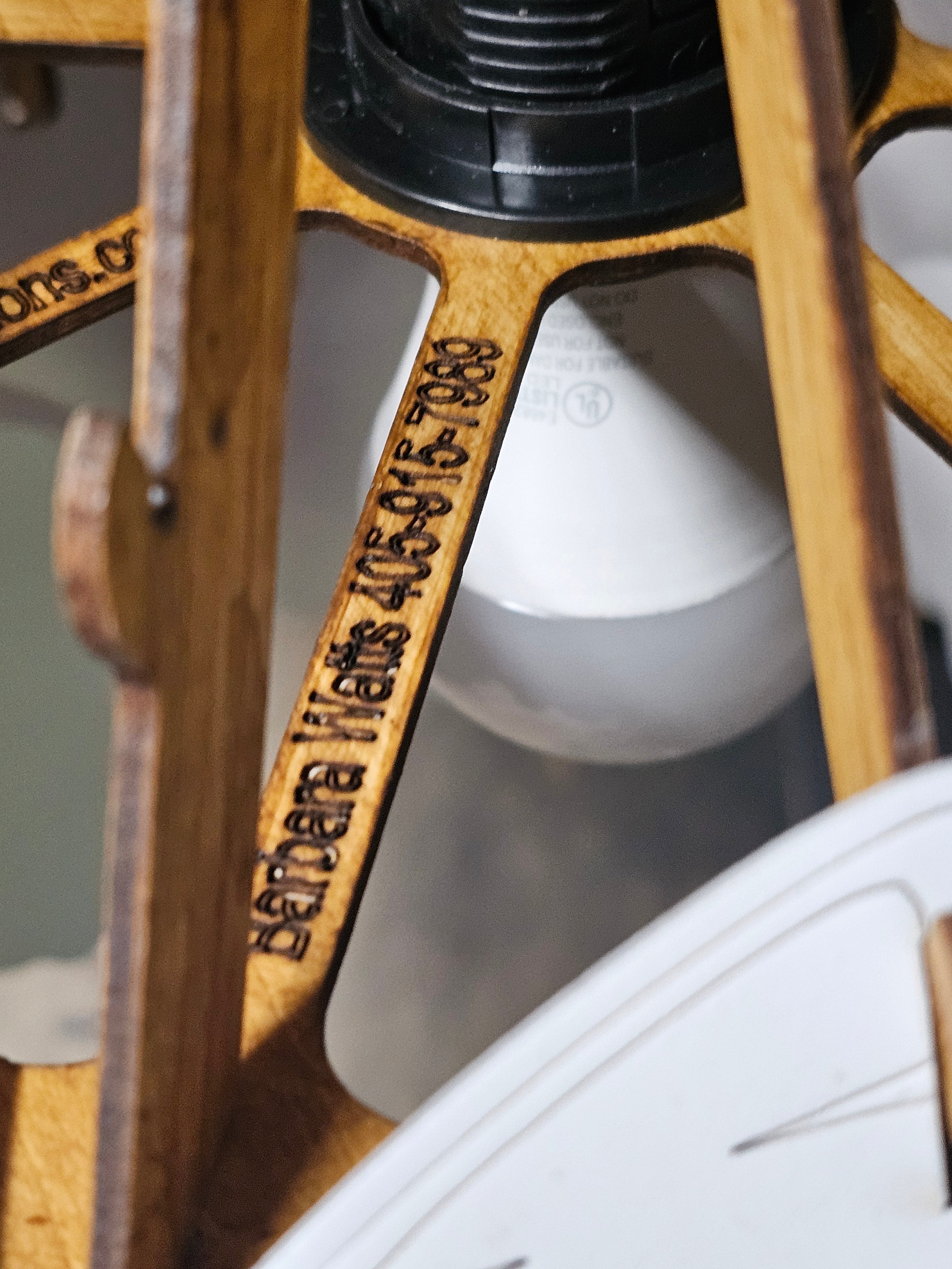 Custom Wood Pendant Light